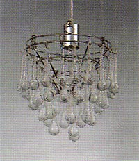 DULTON HANGING GLASS LAMP しずくパーツセット売り - 天井照明